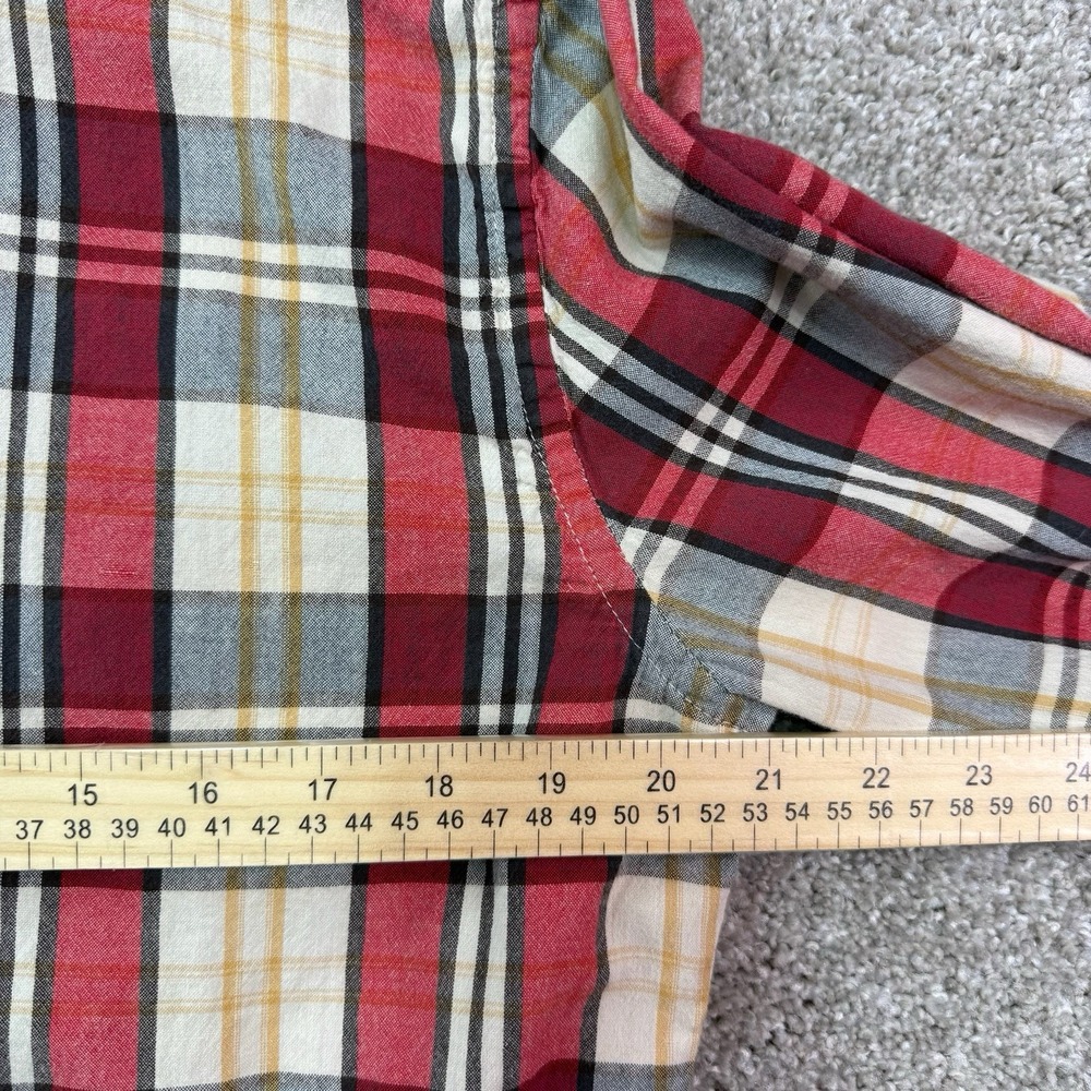 Salt Valley Long‎ Sleeve Pearl Snap Western Button Front Shirt Mens Large Plaid - Picture 4 of 12